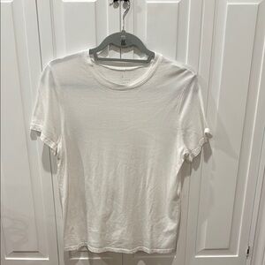 a new day Fitted White Short Sleeve T-Shirt